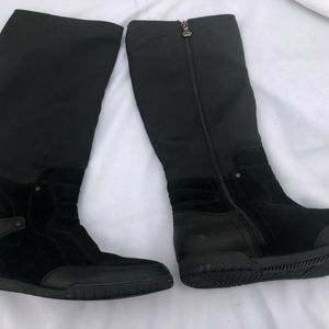 Rare Puma Rudolf Dassler Black Boots